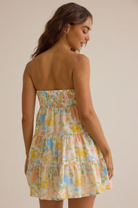 Kaya Tiered Mini Dress Detail 3 - Altar'd State