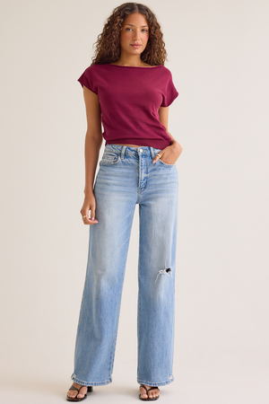 Evy Boatneck Top - Altar'd State - 