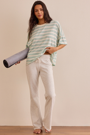 Relaxed Rib Oversized Tee - Altar'd State - 
