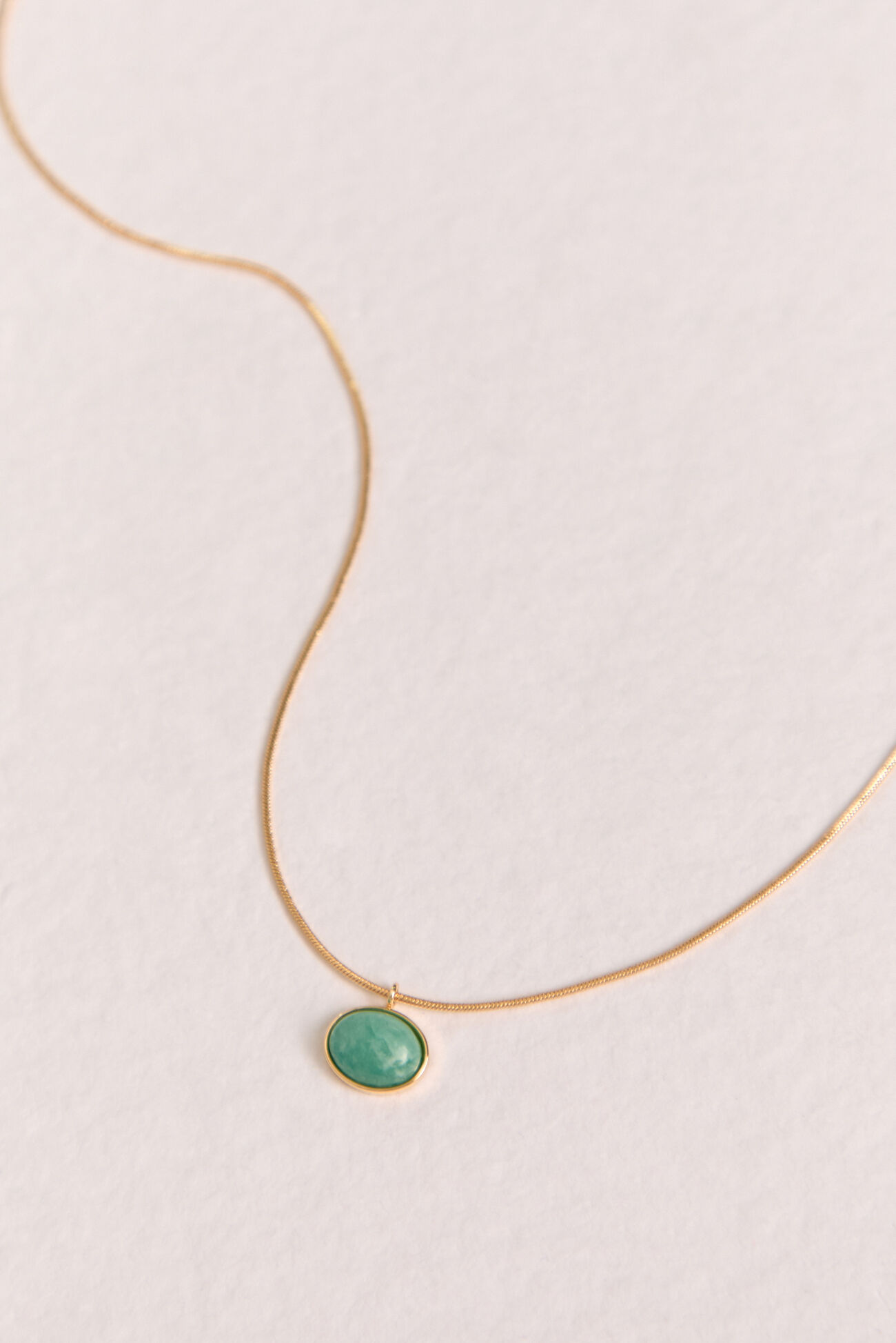18K Gold Sage Charm Necklace
