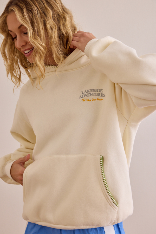 Lakeside Adventures Graphic Hoodie Detail 5 - Altar'd State