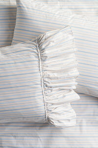 Piper Stripe Ruffle Cotton Single Sham Detail 2 - Altar'd State