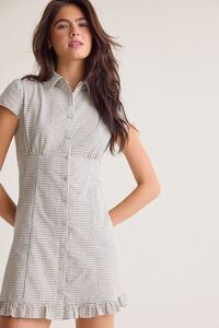Hallee Plaid Mini Dress - Altar'd State