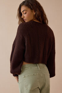 Berkley Cable Knit Sweater Detail 5 - Altar'd State