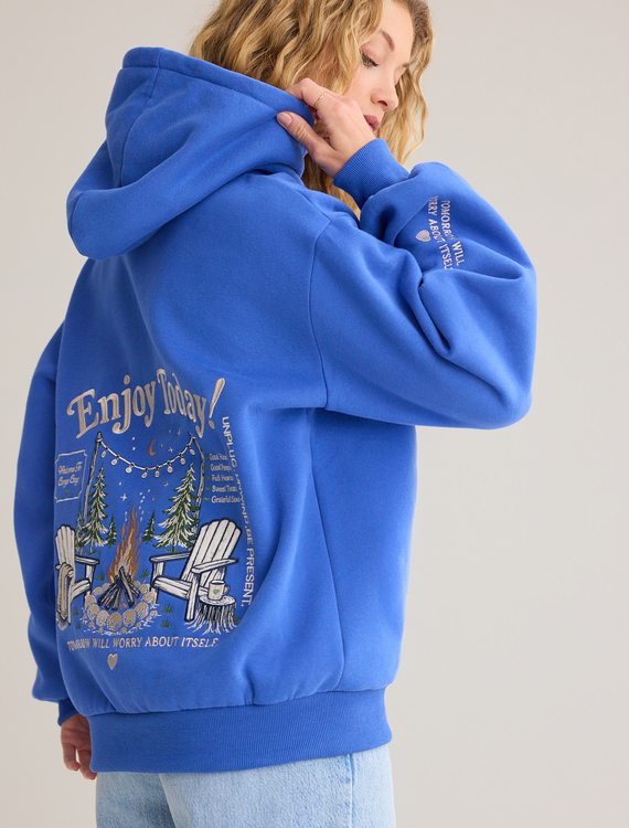 Enjoy Today Hoodie Detail 1 - Altar'd State
