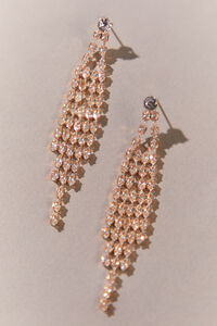 Crystal Cascade Statement Earrings Detail 3 - Altar'd State
