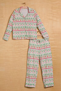 Gingerbread Fair Isle Pajama Set - Altar'd State