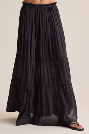 Tate Tiered Flowy Maxi Skirt - Altar'd State - 
