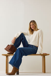 Alyssa Leaf Chenille Sweater - Altar'd State