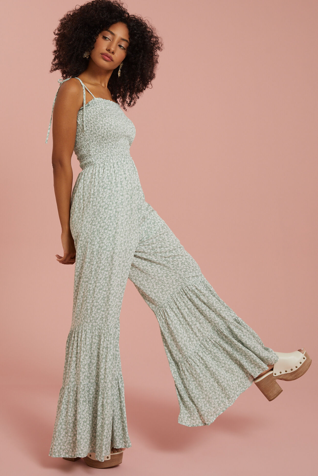 Altar'd State Ella Floral Jumpsuit at Hamilton Place in