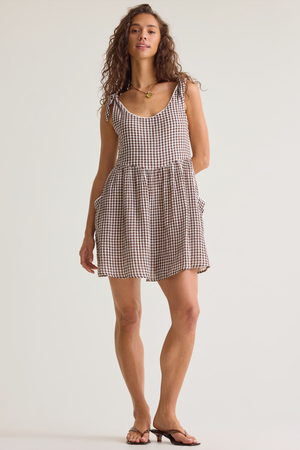 Kylie Gingham Mama Dress - Altar'd State