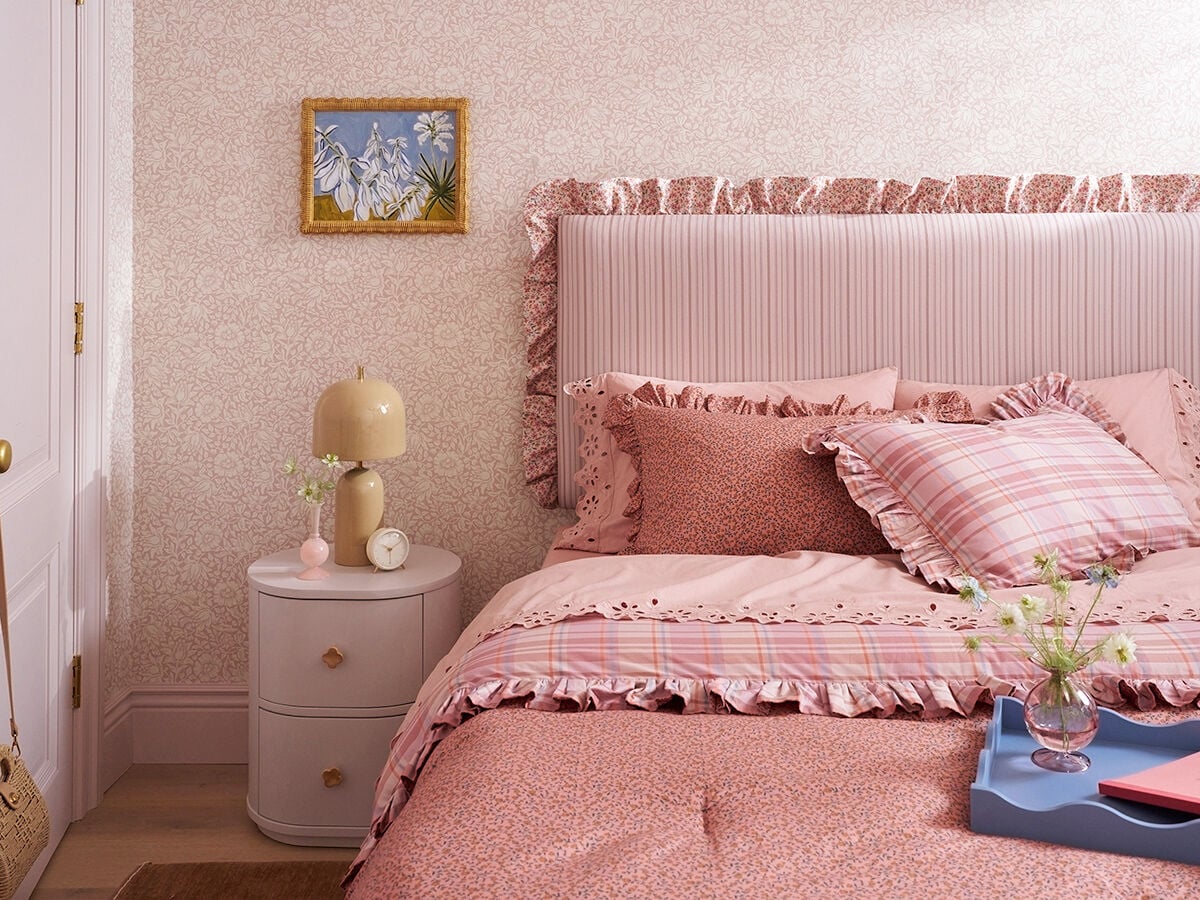 Nikki Upholstered Headboard Detail 5 - Altar'd State