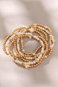 Cross Stretch 6 Layer Bracelet Pack Detail 2 - Altar'd State