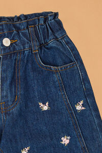 Brooklyn Floral Embroidered Barrel Jean Detail 2 - Altar'd State