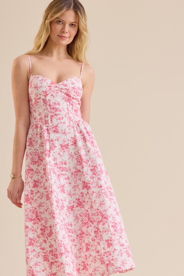 Nevaeh Floral Maxi Dress Detail 4 - Altar'd State
