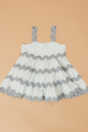 Amelia Floral Ric Rac Toddler Dress - Altar'd State - 