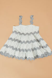 Amelia Floral Ric Rac Toddler Dress Detail 2 - Altar'd State