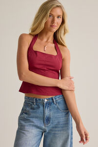 Addilyn Tie Halter Top Detail 3 - Altar'd State