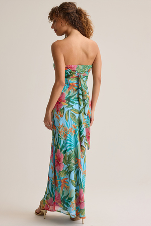 Hadley Tropical Print Maxi Dress - Altar'd State - 
