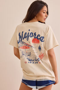 Majorca Oversized Graphic Tee - Altar'd State