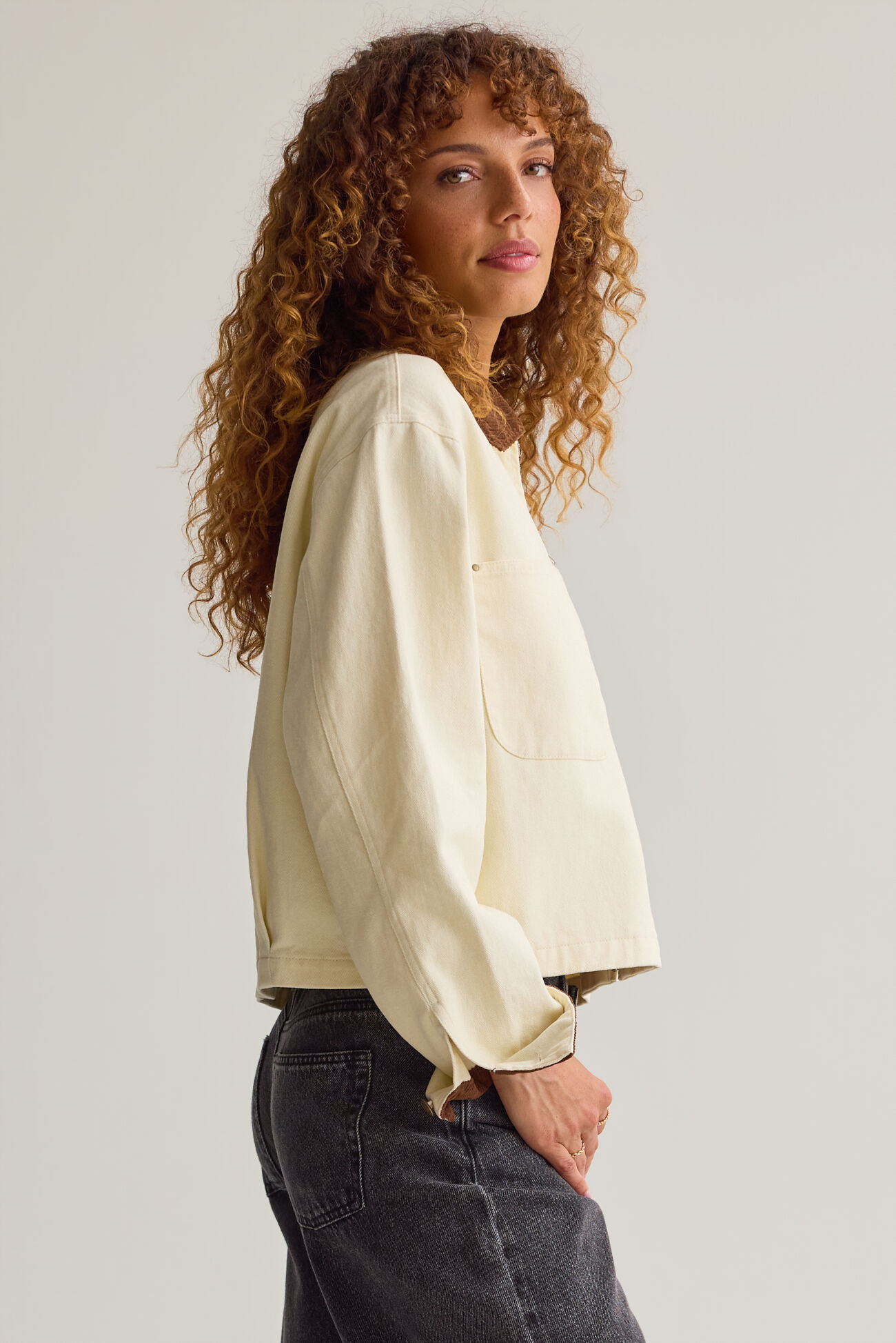 Jayden Cropped Trucker Jacket