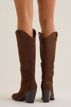 Alisse Suede Western Boot - Altar'd State