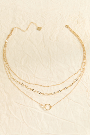 18K Gold Stella Layered Necklace - Altar'd State