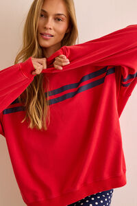Varsity Stipe Pullover Detail 3 - Altar'd State