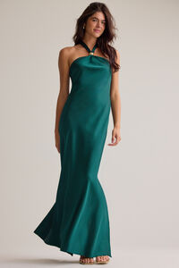 Lena Satin Maxi Dress - Altar'd State