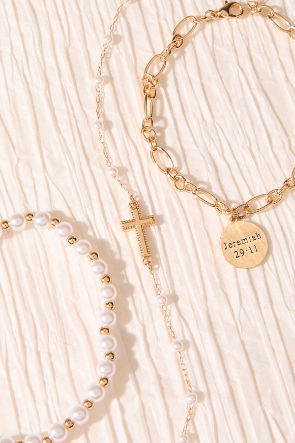 Jeremiah 29:11 Bracelet Set - Altar'd State