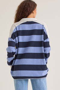 Mauve Striped Pullover Detail 5 - Altar'd State