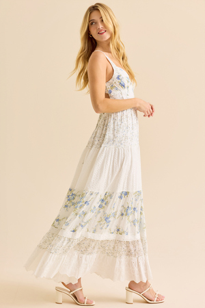 Adalynne Sleeveless Floral Maxi Dress - Altar'd State - 