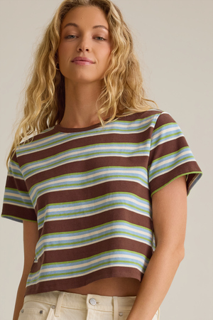 Iggy Stripe Crop Tee - Altar'd State - 