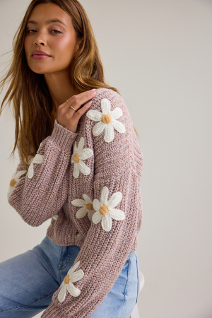 Darleen Flower Cardigan - Altar'd State
