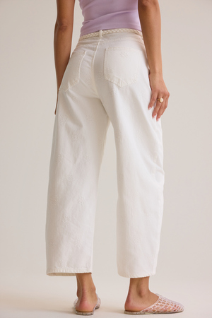 Raeleigh Tie Eyelet Pants - Altar'd State - 