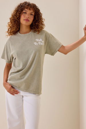 Walk By Faith Oversized Tee - Altar'd State - 
