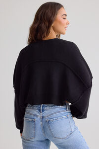 Tatum Oversized Bolero Sweater Detail 6 - Altar'd State