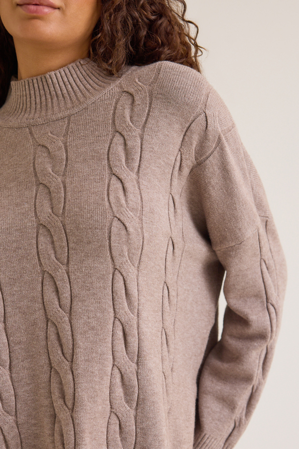 Rana Mock Neck Sweater Detail 2 - Altar'd State