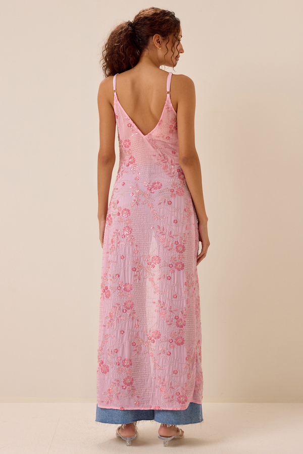 Serena Embroidered Beaded Kimono Detail 5 - Altar'd State