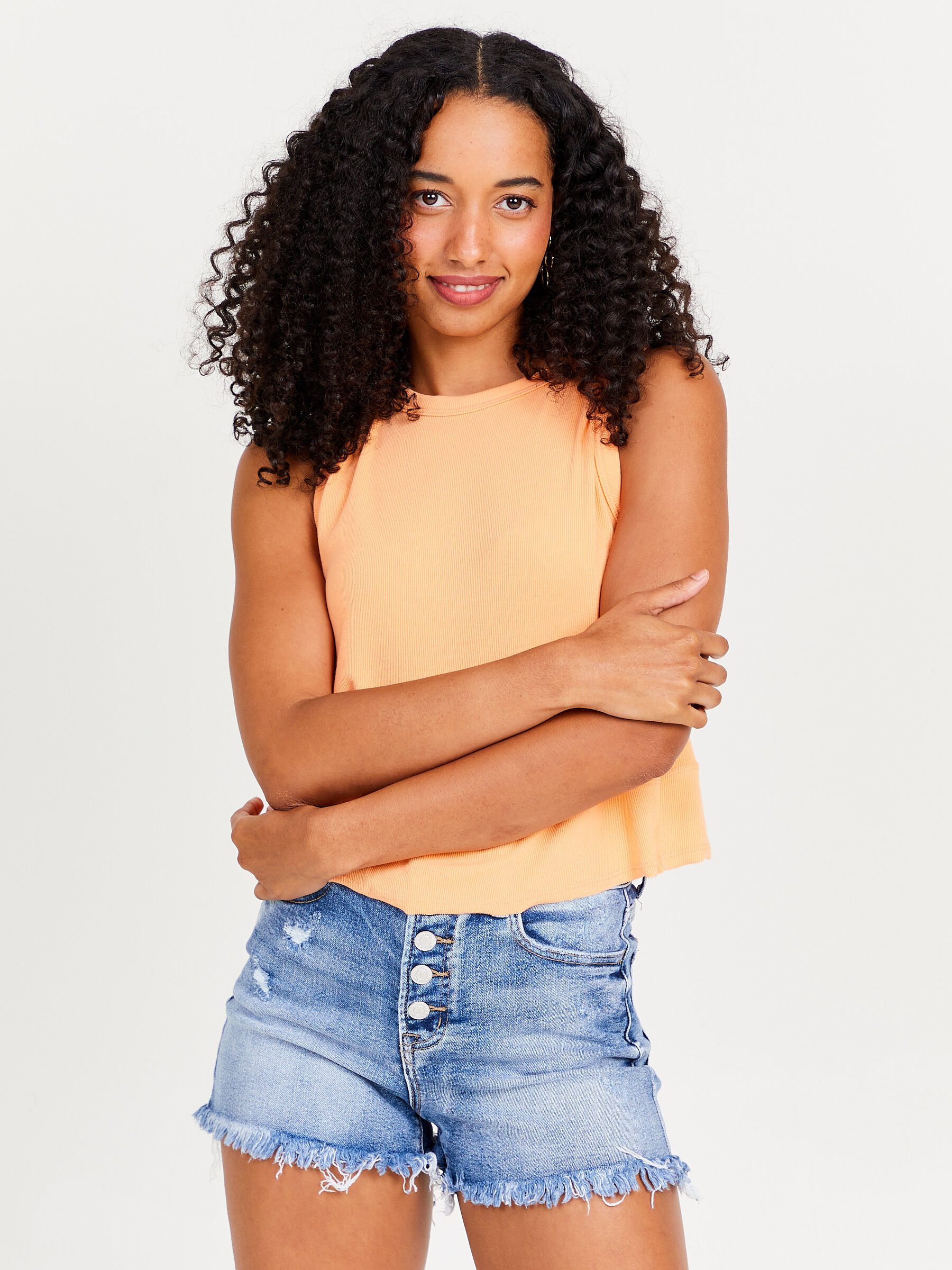 Eloise Denim Shorts | Altar'd State