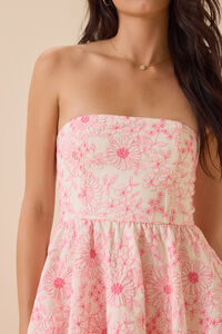 Kendra Floral Mini Dress Detail 2 - Altar'd State