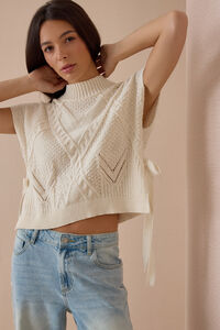 Jess Short Sleeve Sweater Detail 5 - Altar'd State
