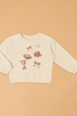 Gia Gameday Bow Sweatshirt - Altar'd State - 