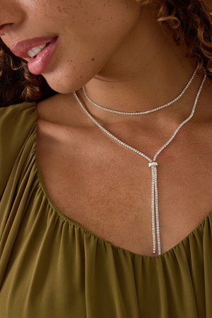 Glitzy 2 Layer Y Necklace - Altar'd State - 
