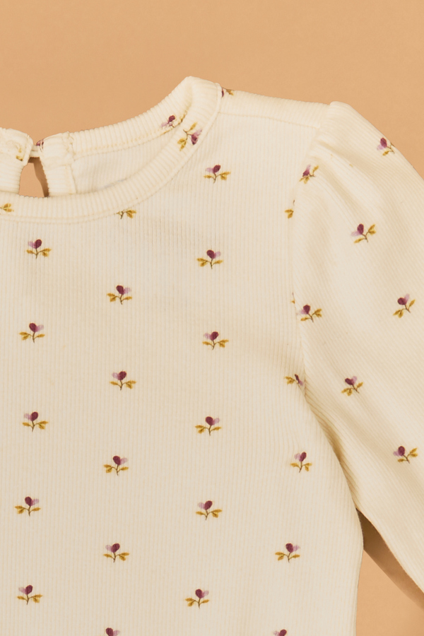Eleanor Floral Suede Jumper Set Detail 3 - Altar'd State