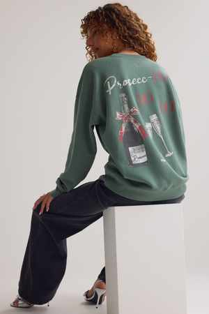 Prosecc-Ho-Ho-Ho Pullover - Altar'd State