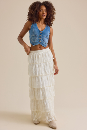 Florence Denim Vest - Altar'd State