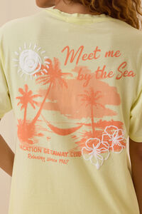 Meet By The Sea Graphic Tee Detail 6 - Altar'd State
