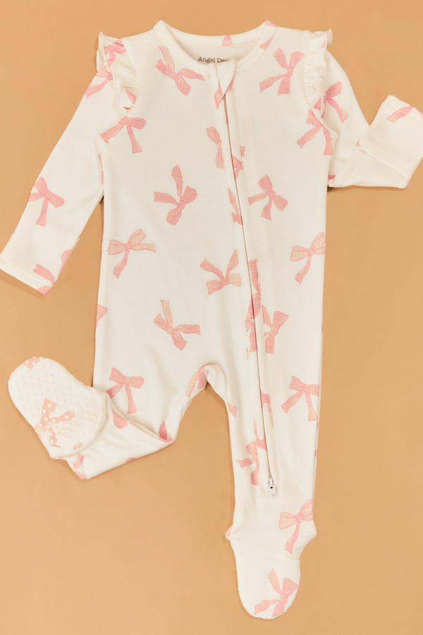 Pretty Bows Ruffle Footie Detail 2 - Altar'd State