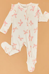 Pretty Bows Ruffle Footie Detail 2 - Altar'd State